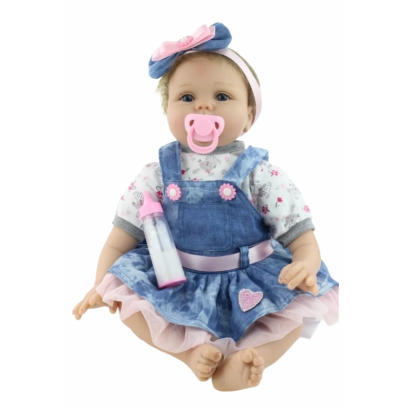 Foto 2 pulgar | Muñeca Reborn Bebe De Silicona Suave Realista De 55 Cm Con Ropa - Venta Internacional.