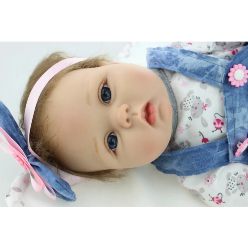 Foto 3 pulgar | Muñeca Reborn Bebe De Silicona Suave Realista De 55 Cm Con Ropa - Venta Internacional.