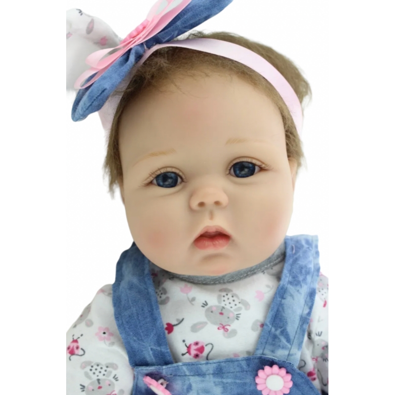 Foto 4 pulgar | Muñeca Reborn Bebe De Silicona Suave Realista De 55 Cm Con Ropa - Venta Internacional.