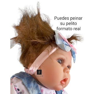 Foto 6 | Muñeca Reborn Bebe De Silicona Suave Realista De 55 Cm Con Ropa - Venta Internacional.