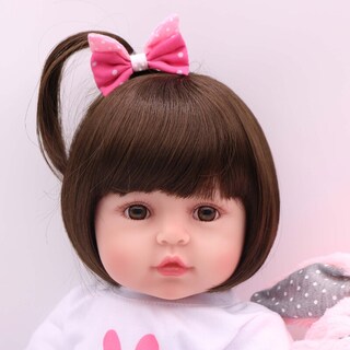 Foto 3 | Muñeca Con Forma De Conejito Simulado De 48 Cm Con Ojos Azules Para Niños - Venta Internacional.