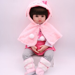 Foto 4 | Muñeca Con Forma De Conejito Simulado De 48 Cm Con Ojos Azules Para Niños - Venta Internacional.