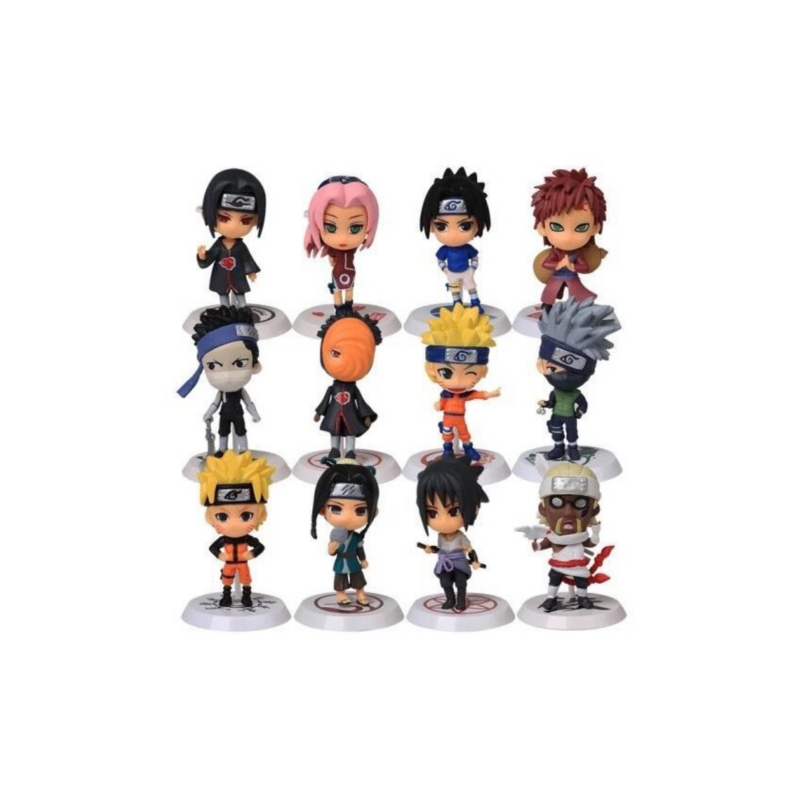 Foto 2 | Set De 18 Figuras De Acción Akatsuki Itachi Kunai Naruto Shuriken - Venta Internacional.