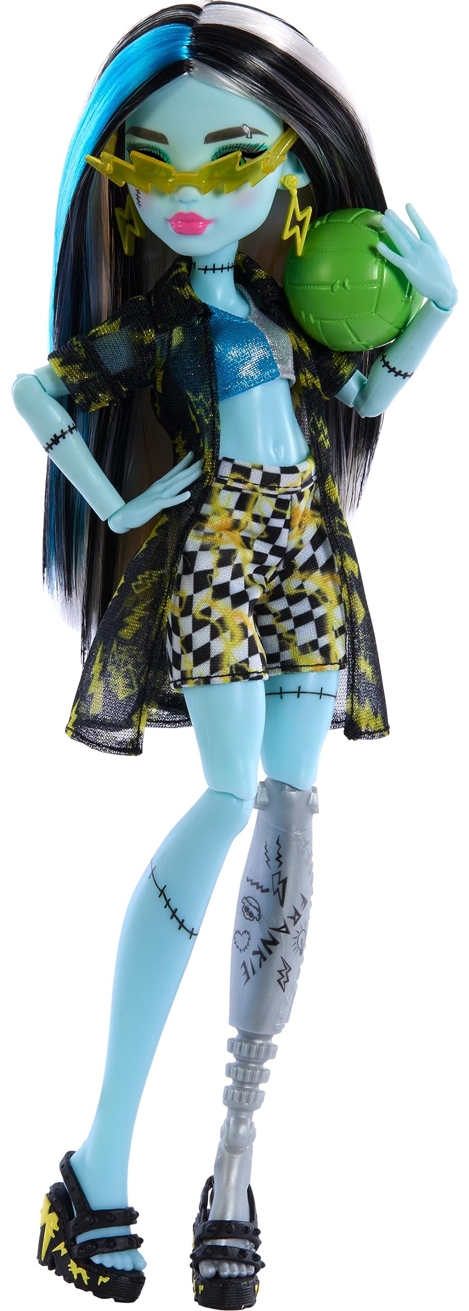 Foto 3 pulgar | Muñeca Monster High Scare-adise Island Frankie Stein con Accesorios - Venta Internacional
