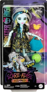 Foto 6 | Muñeca Monster High Scare-adise Island Frankie Stein con Accesorios - Venta Internacional
