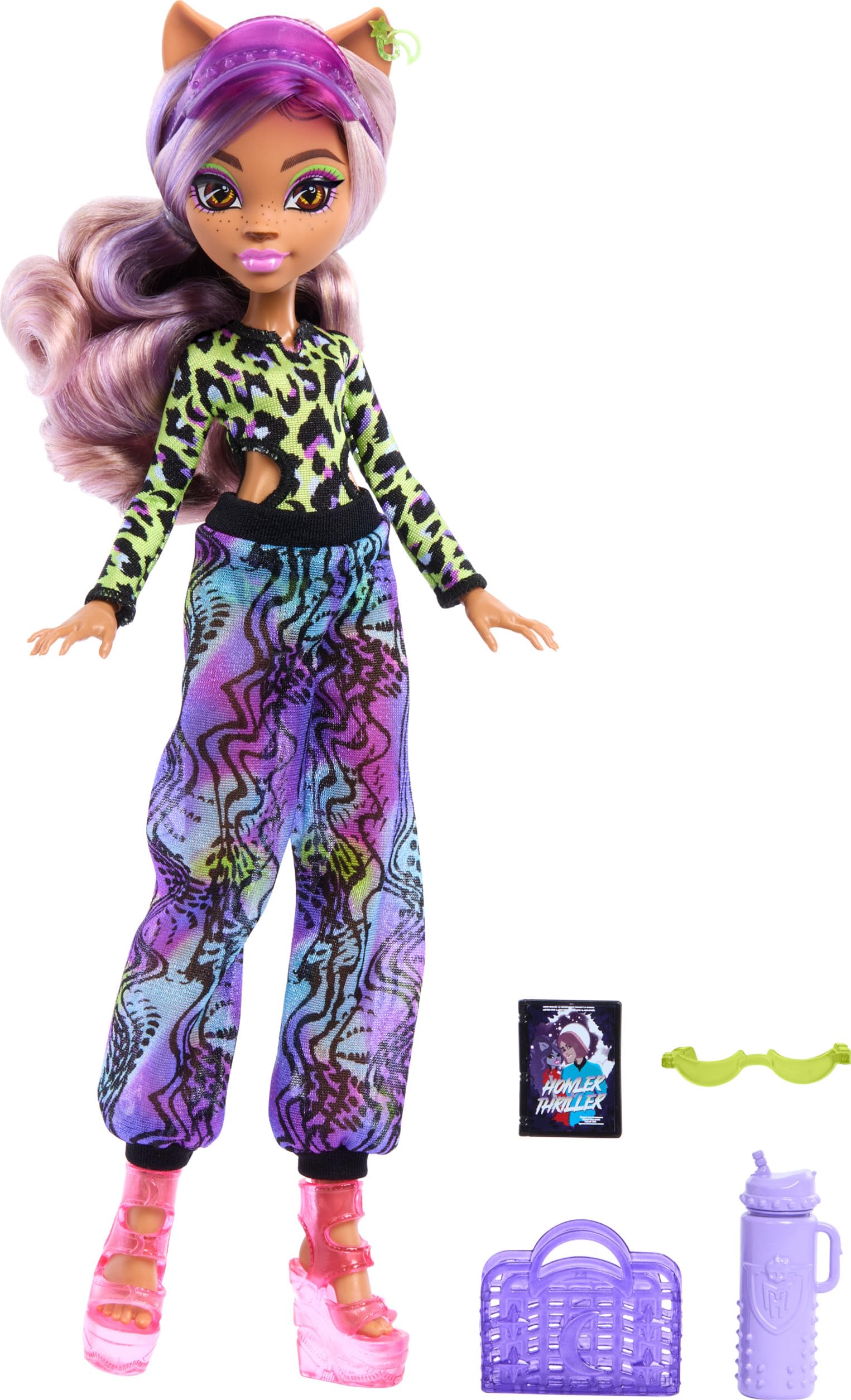 Muñeca Monster High Scare-adise Island Clawdeen Wolf con Accesorios - Venta Internacional