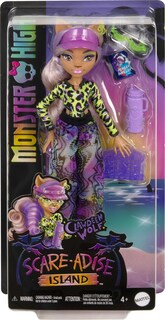 Foto 6 | Muñeca Monster High Scare-adise Island Clawdeen Wolf con Accesorios - Venta Internacional