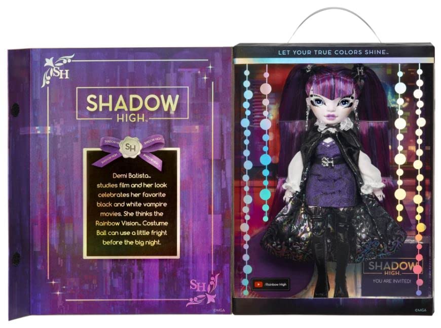 Foto 3 pulgar | Baile de Disfraz de Fashion Doll Rainbow High Violeta  - Venta Internacional