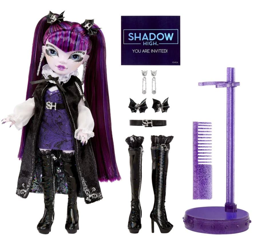 Foto 6 pulgar | Baile de Disfraz de Fashion Doll Rainbow High Violeta  - Venta Internacional