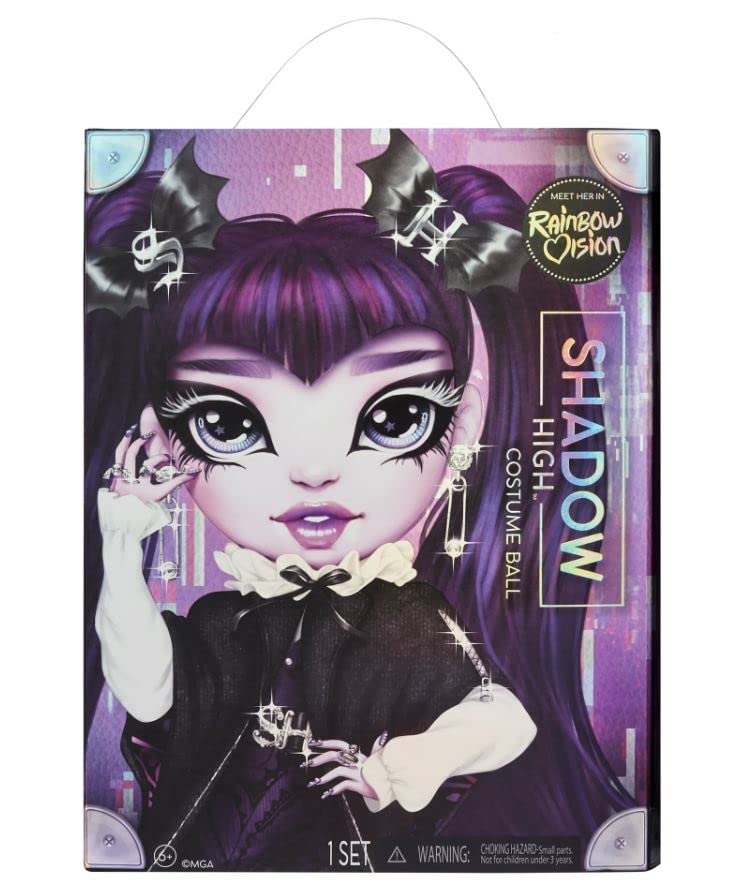 Foto 7 pulgar | Baile de Disfraz de Fashion Doll Rainbow High Violeta  - Venta Internacional