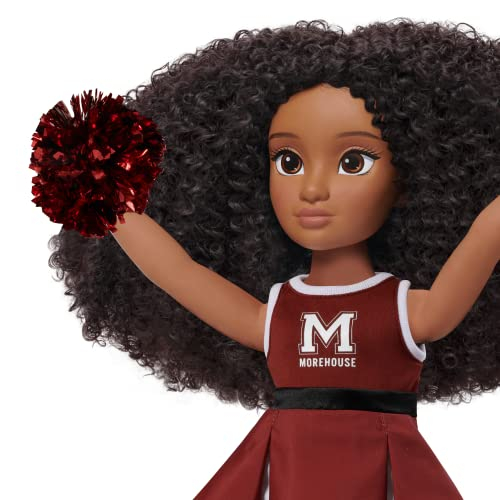 Foto 3 pulgar | Muñeca Just Play Hbcyou Morehouse Cheer Captain Alyssa De 18 Pulgadas - Venta Internacional.