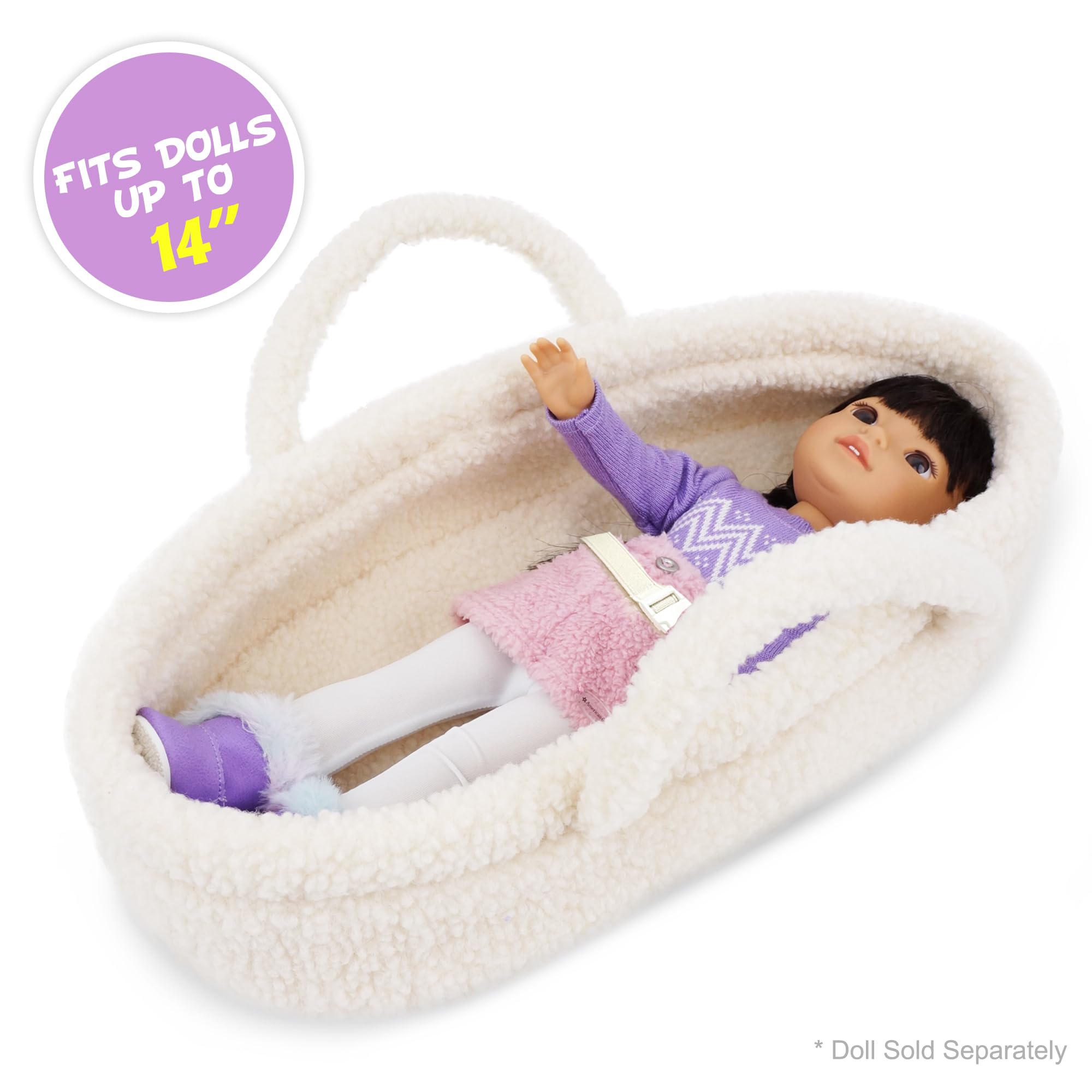 Foto 2 | Cesta Para Muñecas June Garden Cozy Dream Para Niña Estadounidense De 14 Pulgadas - Venta Internacional.