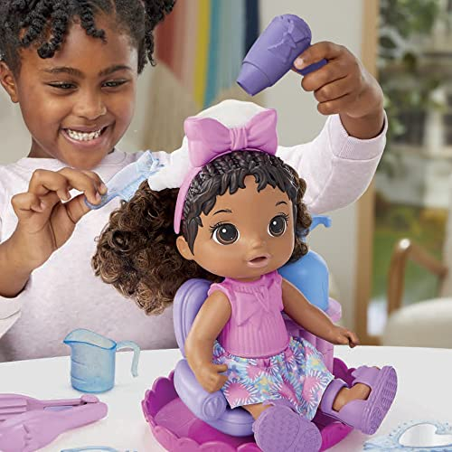 Foto 4 pulgar | Muñeca De Estilismo Baby Alive Sudsy Con Silla Y Accesorios - Venta Internacional.