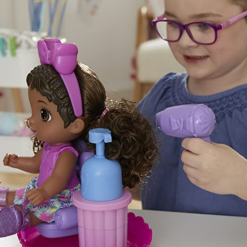 Foto 6 pulgar | Muñeca De Estilismo Baby Alive Sudsy Con Silla Y Accesorios - Venta Internacional.