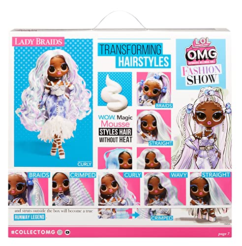 Foto 8 pulgar | Muñeca De Moda L.o.l. ¡sorpresa! Sujetador Omg Fashion Show Hair Lady - Venta Internacional.