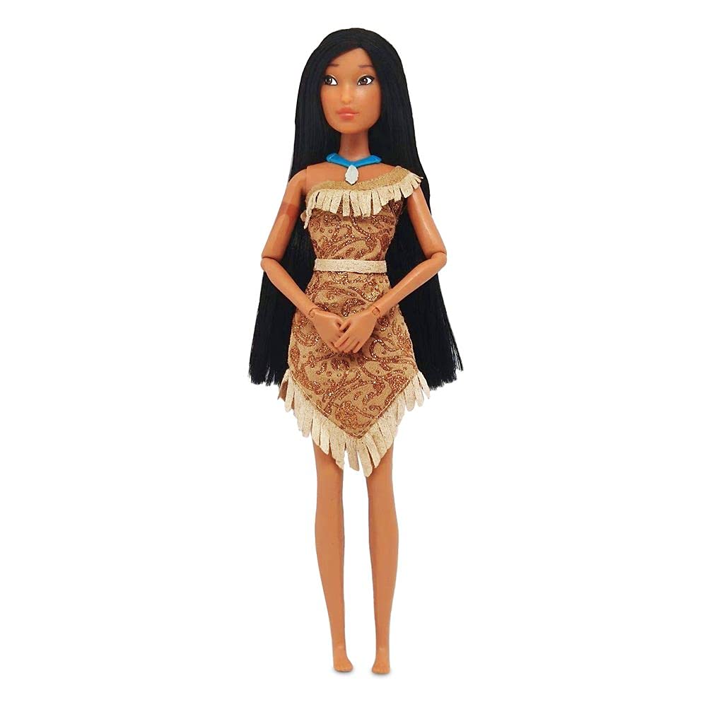 Foto 7 pulgar | Muñeca Disney Store Pocahontas Classic De 29 Cm Con Vestido Y Accesorios - Venta Internacional.