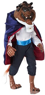 Foto 5 | Muñeca Disney The Beast Classic De 30 Cm Con Capa - La Bella Y La - Venta Internacional.