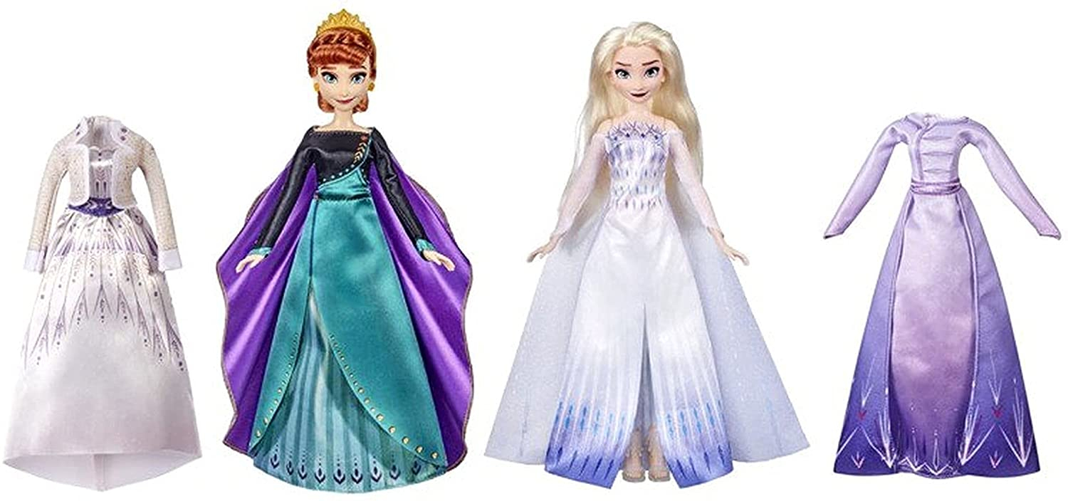 Muñeca De Moda Disney Frozen 2 Anna Y Elsa Con Ropa - Venta Internacional.