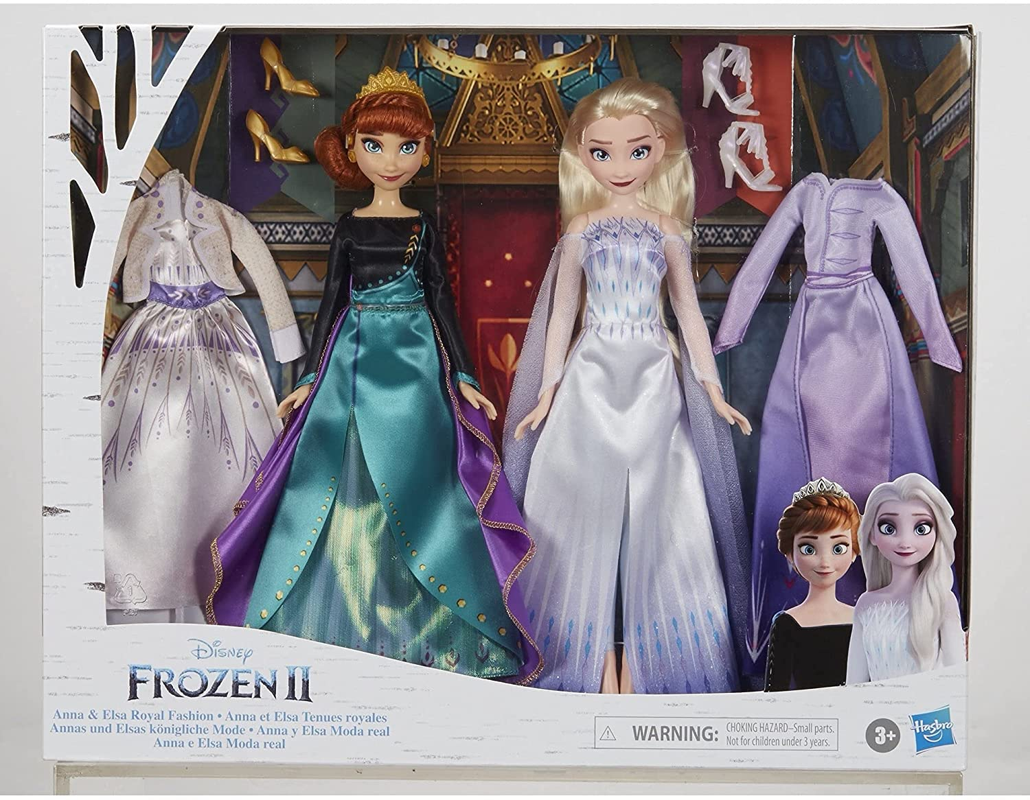 Foto 3 pulgar | Muñeca De Moda Disney Frozen 2 Anna Y Elsa Con Ropa - Venta Internacional.