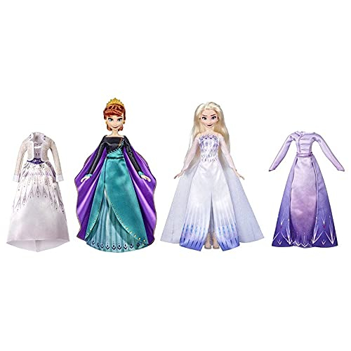 Foto 7 | Muñeca De Moda Disney Frozen 2 Anna Y Elsa Con Ropa - Venta Internacional.