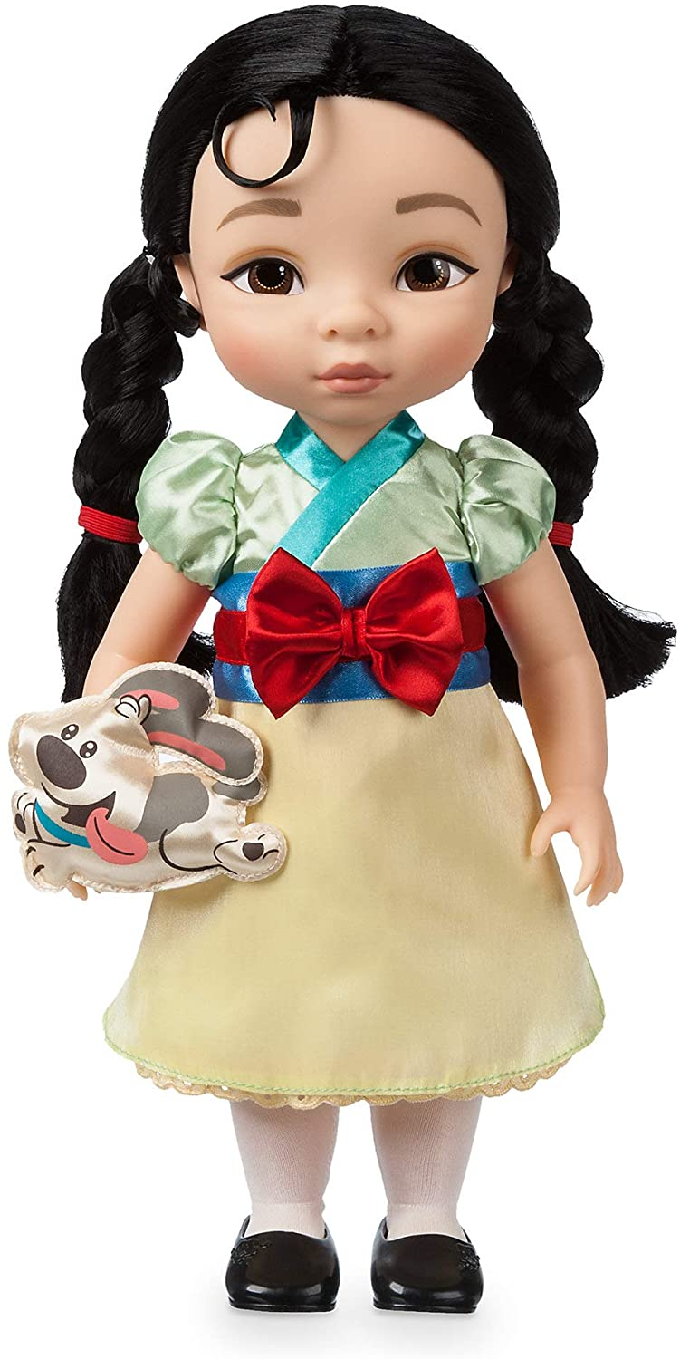 Muñeca Disney Animators' Collection Mulan De 16 Pulgadas Con Sujetador Pequeño - Venta Internacional.