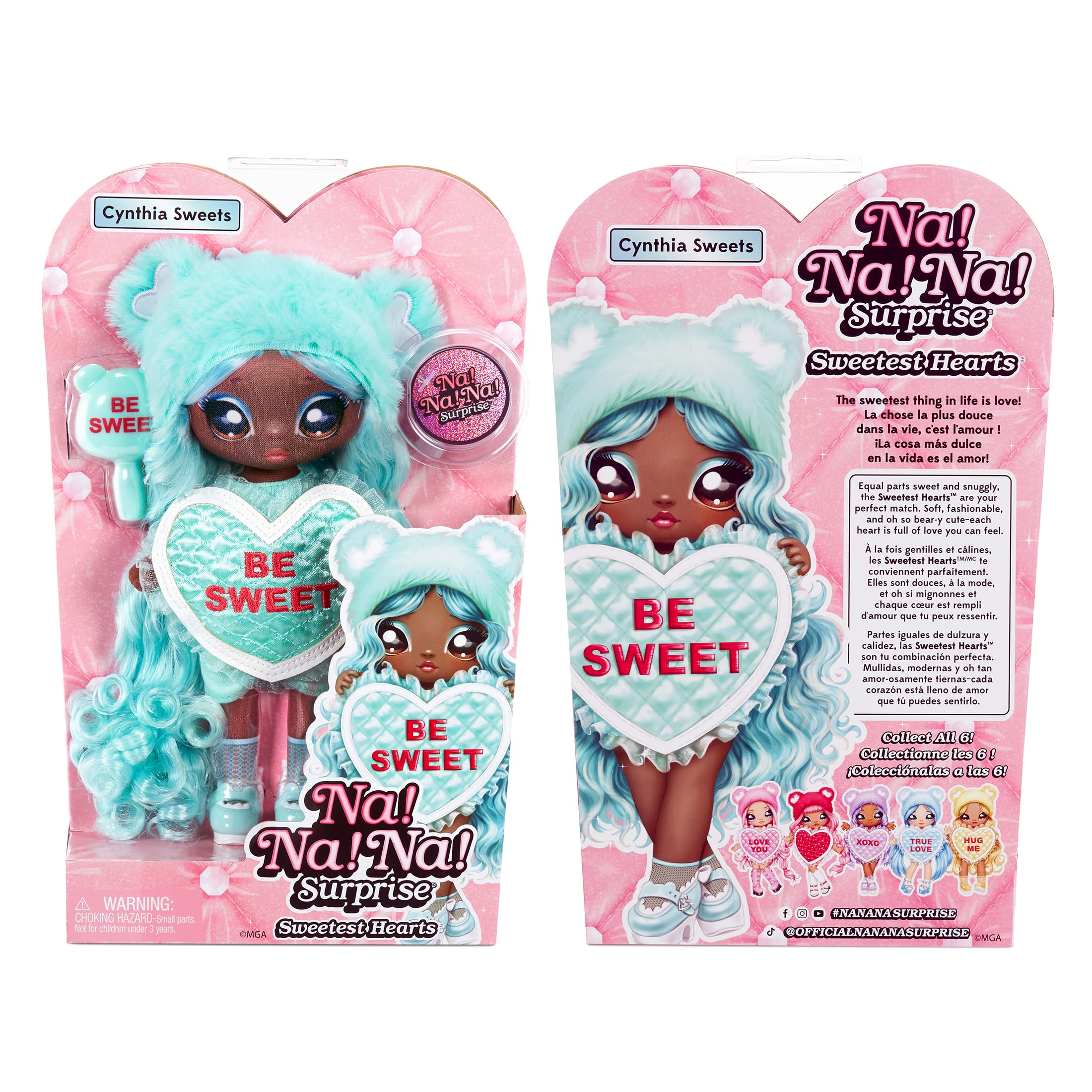 Foto 7 pulgar | Muñeca De Moda Na! ¡no! ¡no! Sorprende A Mga Cynthia Sweets 7.5 - Venta Internacional.