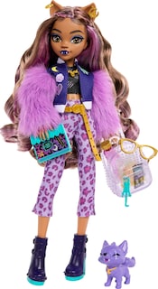 Foto 1 | Muñeca Monster High Clawdeen Wolf Con Mascota En Forma De Media Luna Y Acceso. - Venta Internacional.