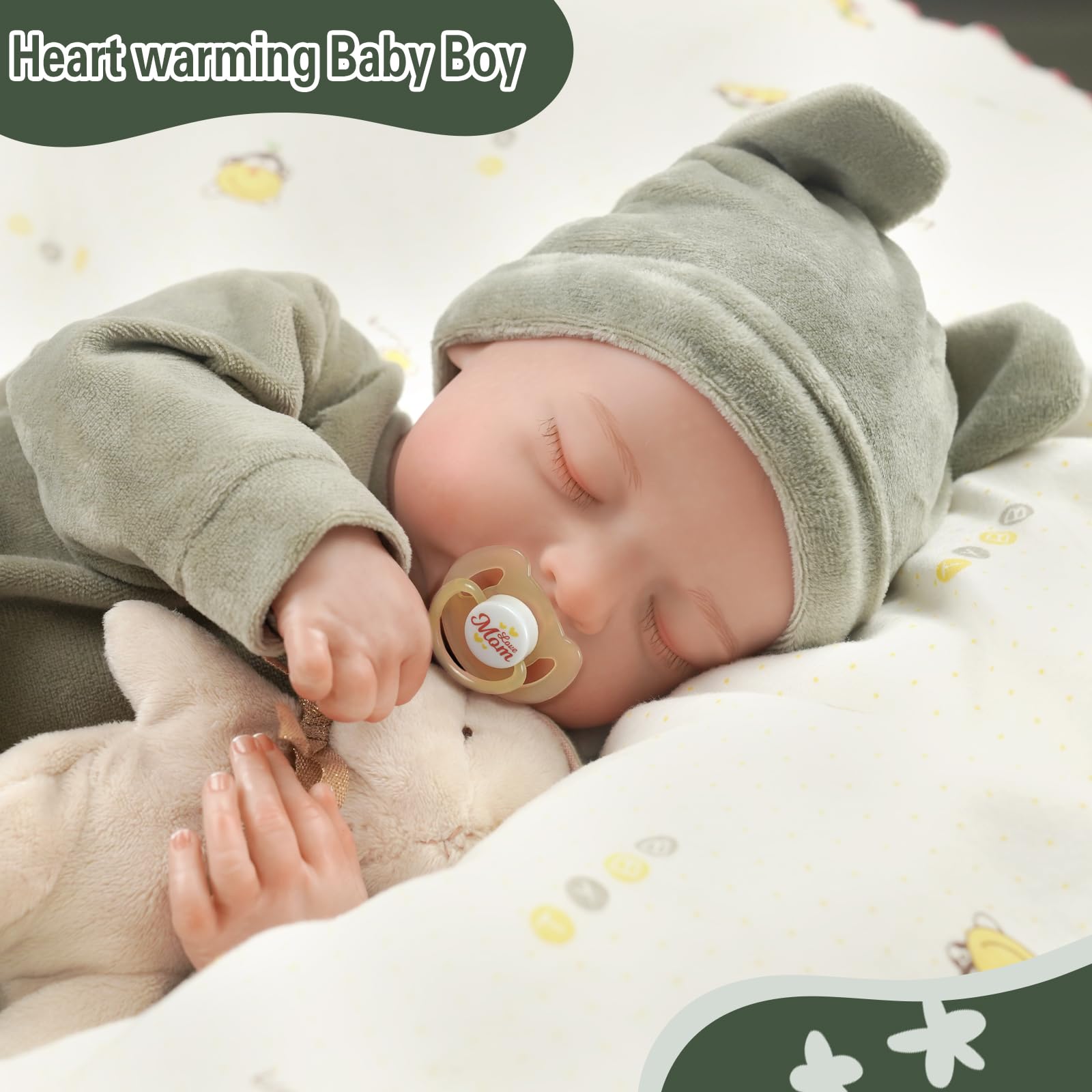Foto 3 pulgar | Muñeca Reborn Babeside Relike Boy De 43 Cm Con Accesorios - Venta Internacional.
