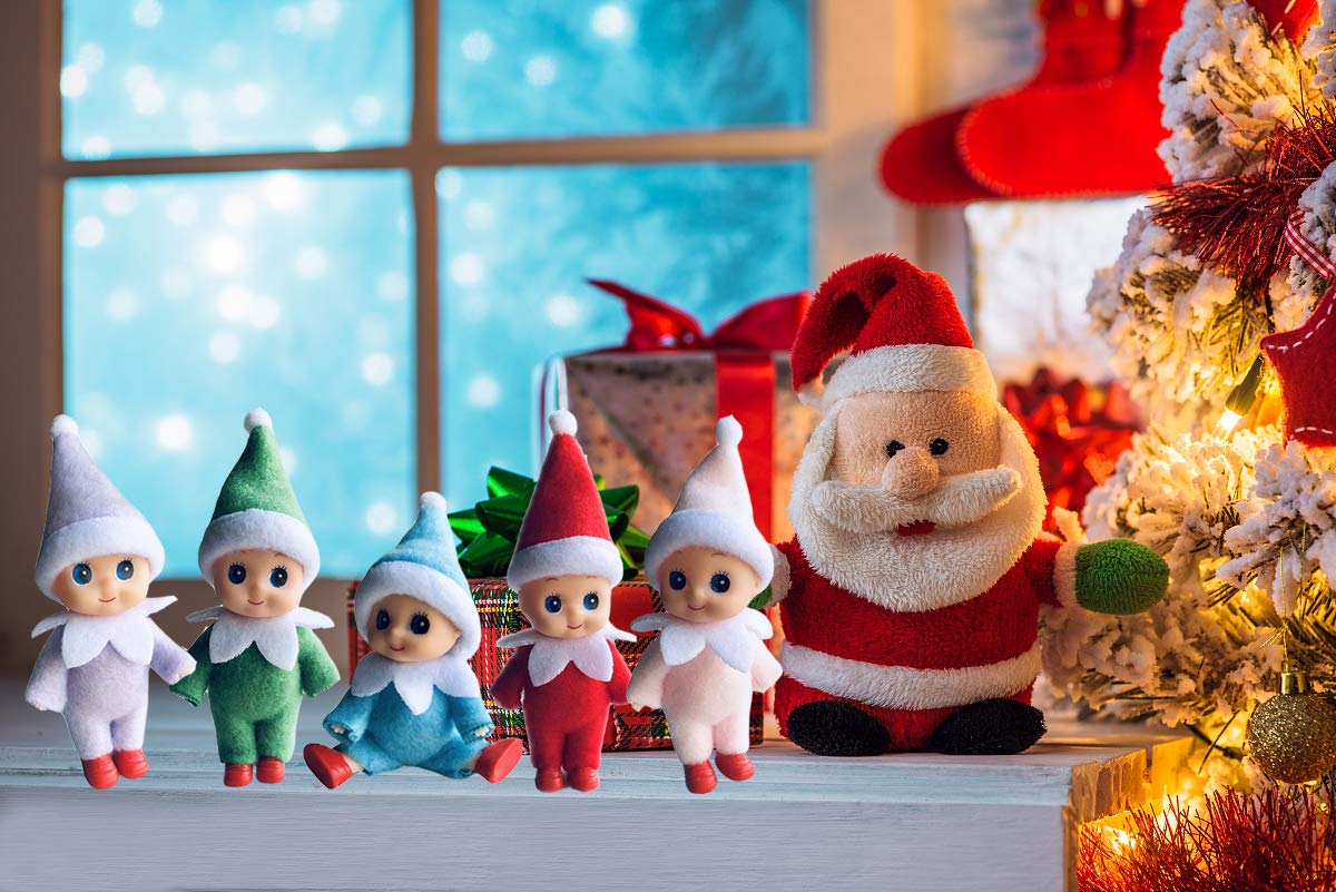 Foto 4 pulgar | Muñeco Elfo Navideño Adorno Wuleeuper Tiny Baby Red - Venta Internacional.