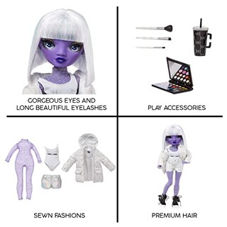 Foto 5 | Muñeca Moderna Rainbow High Shadow High Dia Mante Purple - Venta Internacional.