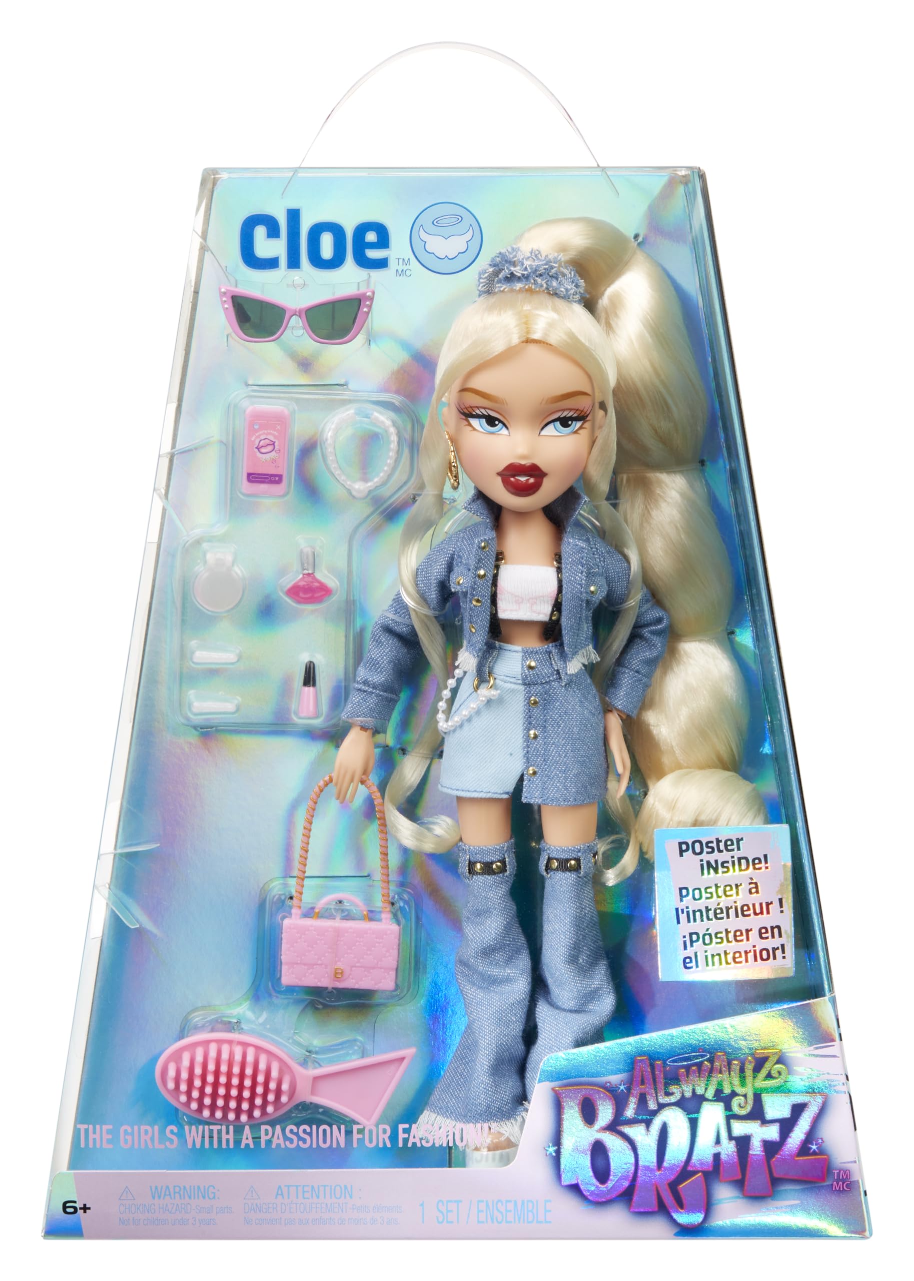 Foto 2 pulgar | Muñeca De Moda Bratz Alwayz Cloe Con 10 Accesorios Y Póster - Venta Internacional.