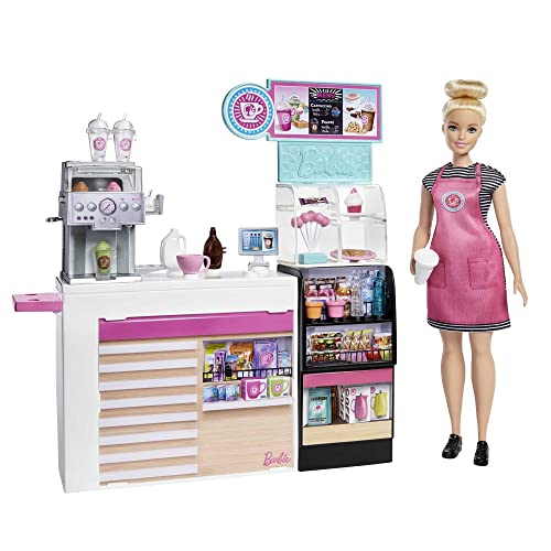 Foto 3 pulgar | Cafetería Barbie con Muñeca más 20 Piezas - Venta Internacional
