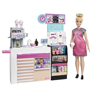 Foto 2 | Cafetería Barbie con Muñeca más 20 Piezas - Venta Internacional