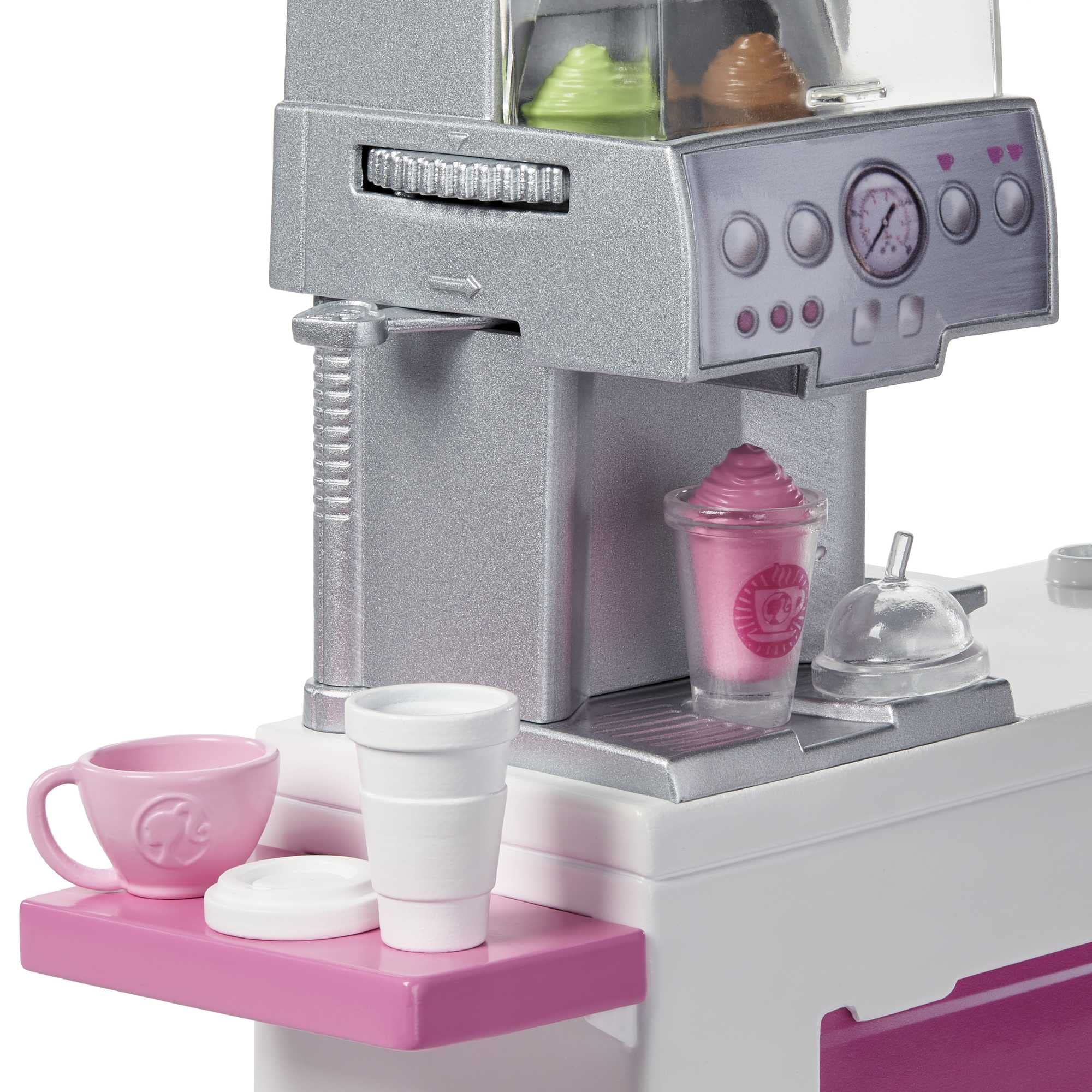 Foto 6 pulgar | Cafetería Barbie con Muñeca más 20 Piezas - Venta Internacional
