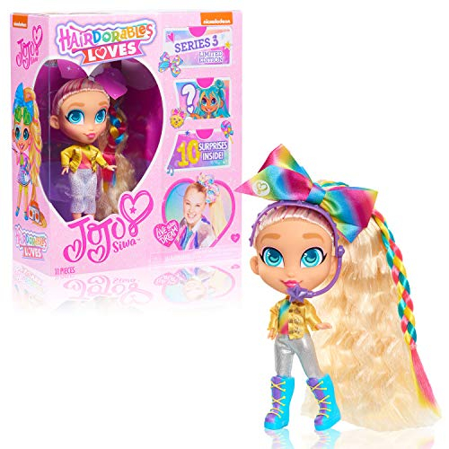 Muñea Just Play Hairdorables Ama A Jojo Siwa Con 10 Sorpresas - Venta Internacional