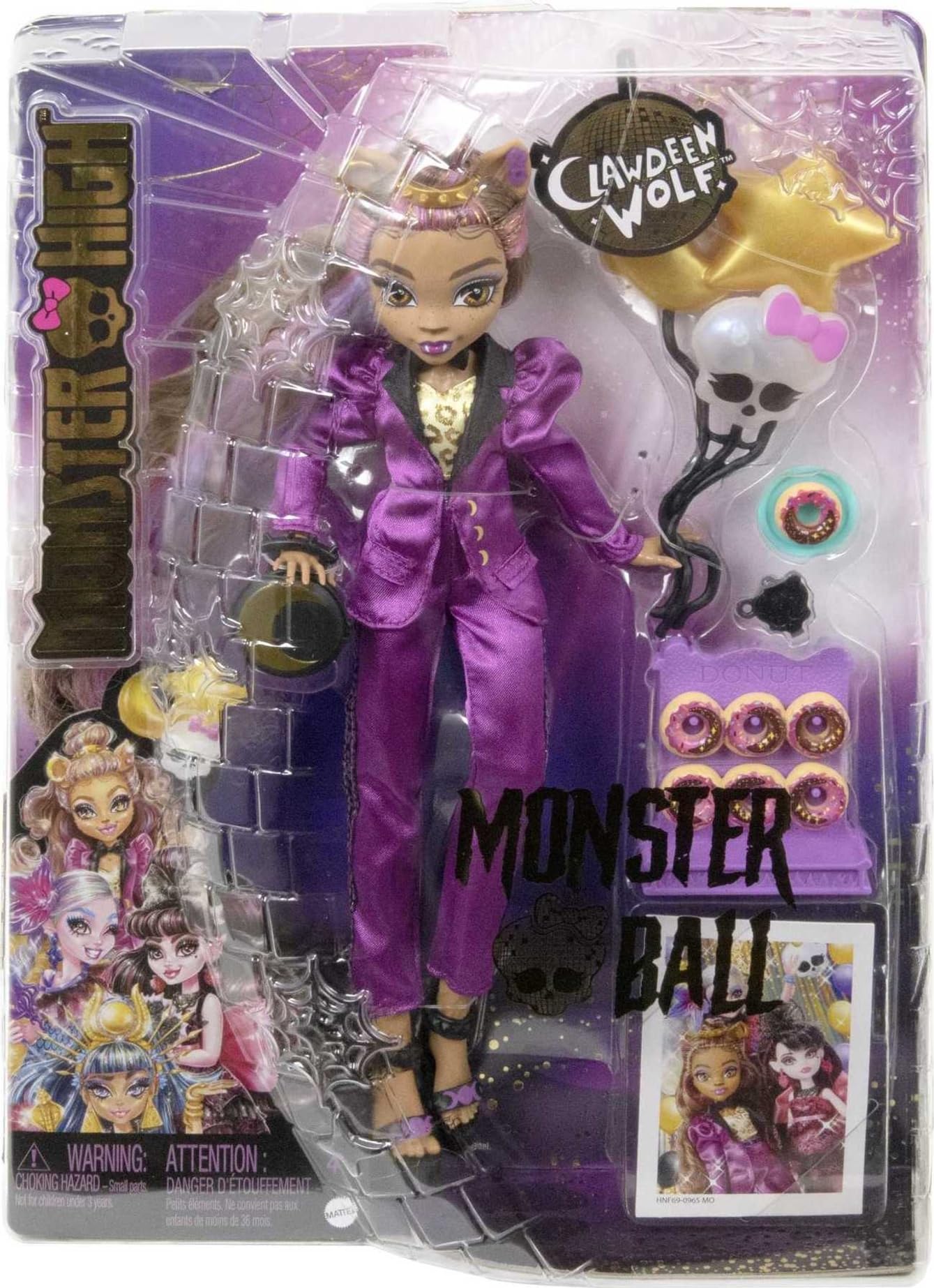 Foto 7 pulgar | Muñeca De Moda Monster High Clawdeen Wolf Con Accesorios - Venta Internacional.