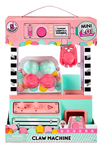 Set De Juego Lol Surprise Minis Claw Machine Con 5 Sorpresas Con Luces Y Exclusiva Minifamilia Lol,  - Venta Internac