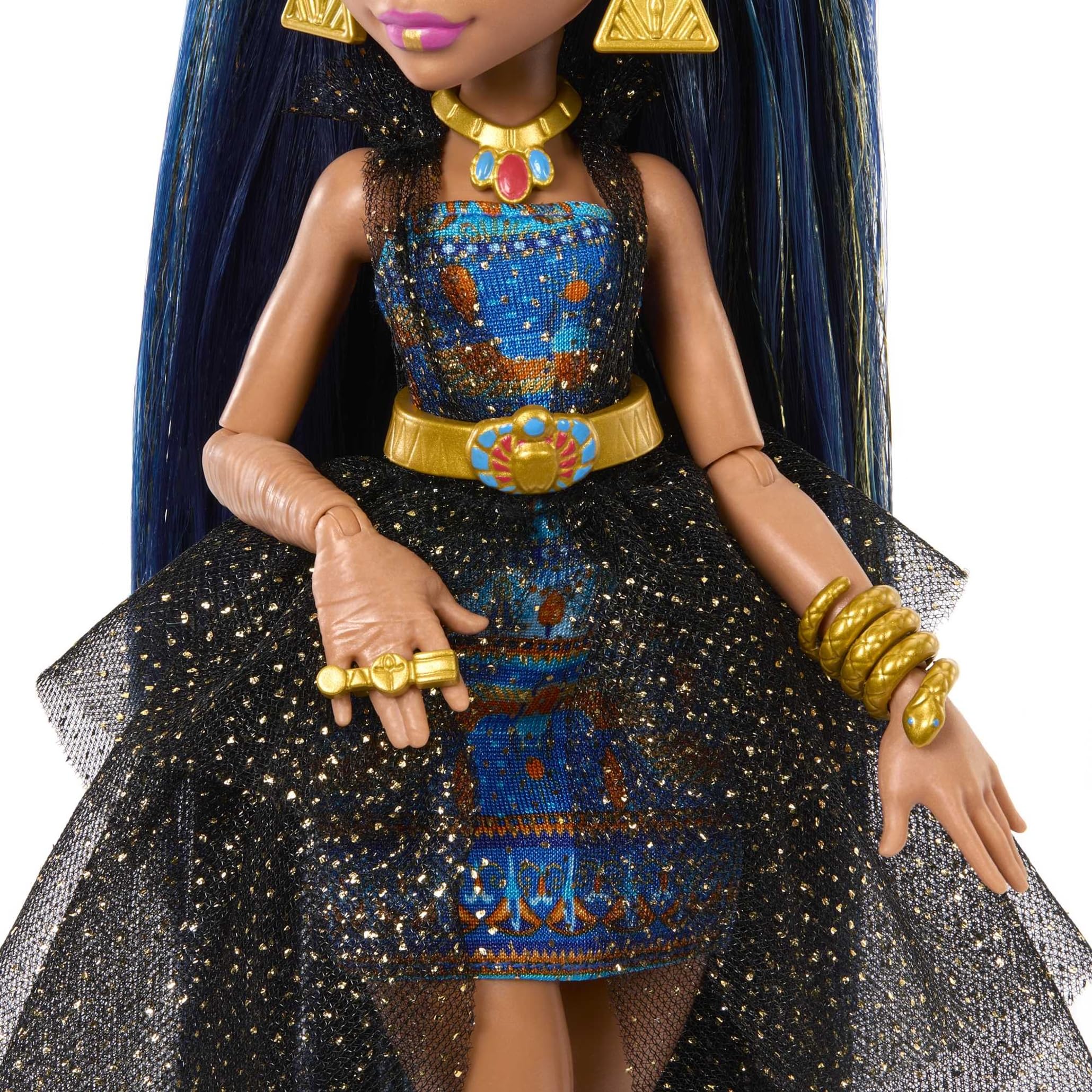 Foto 4 pulgar | Muñeca Monster High Monster Ball Cleo De Nile Con Accesorios - Venta Internacional.