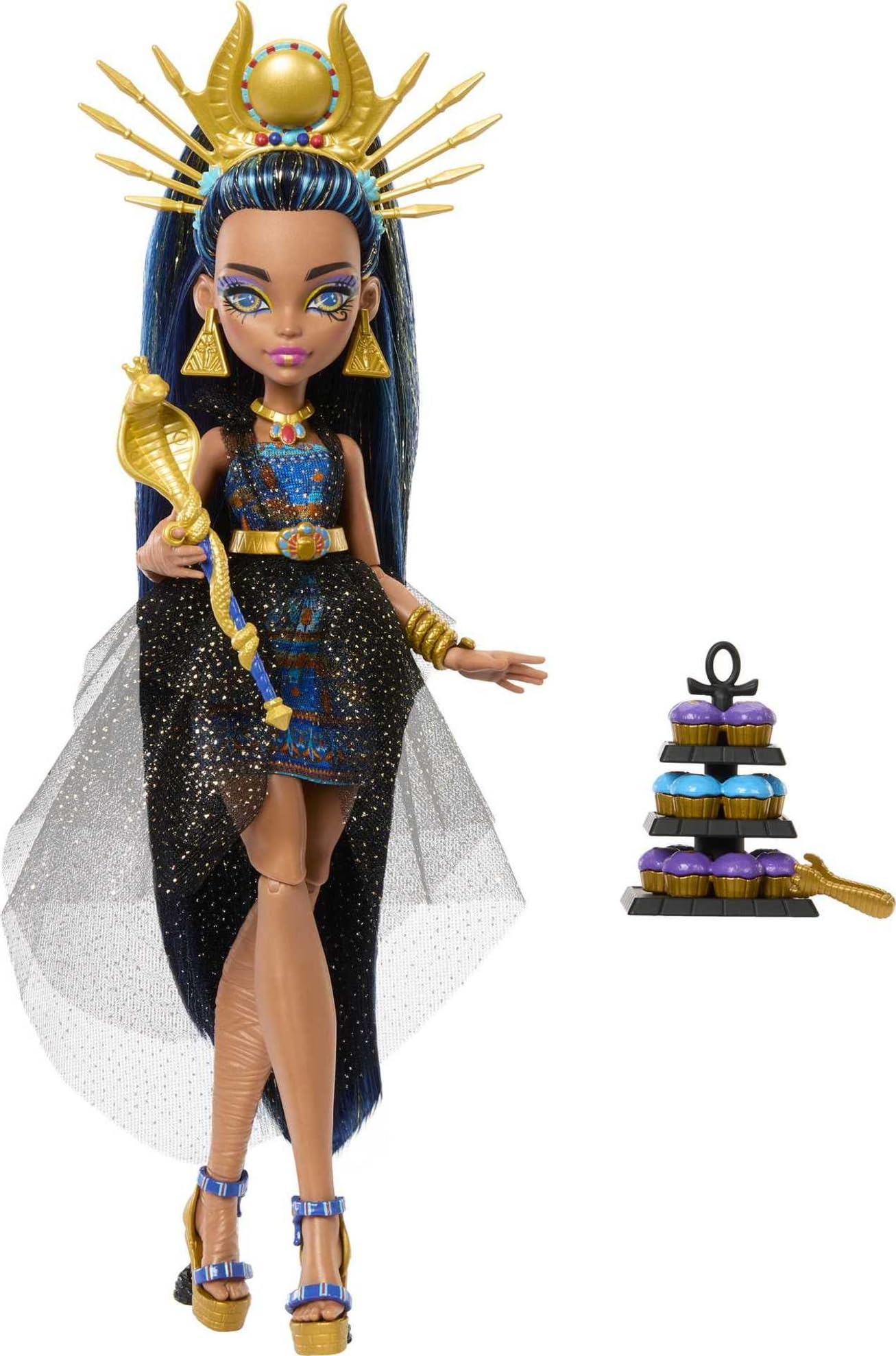 Foto 5 pulgar | Muñeca Monster High Monster Ball Cleo De Nile Con Accesorios - Venta Internacional.