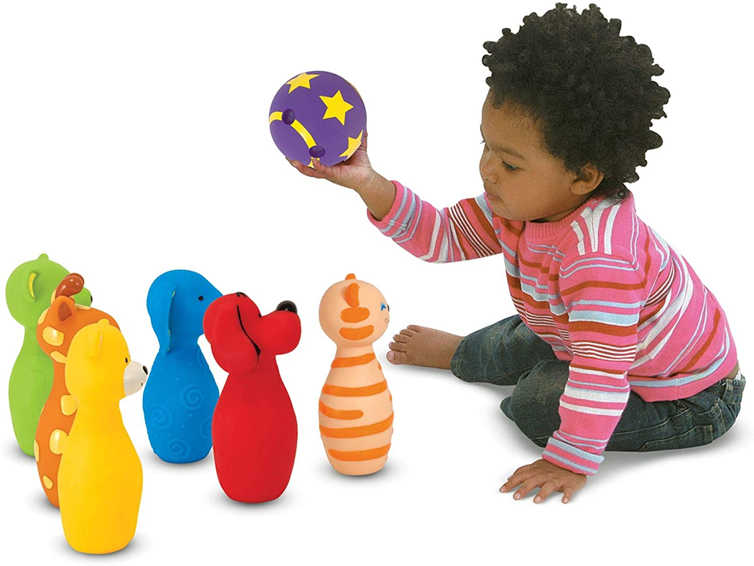 Foto 4 pulgar | Set De Juego Melissa & Doug K's Kids Bowling Friends Con 6 Bolos - Venta Internacional.