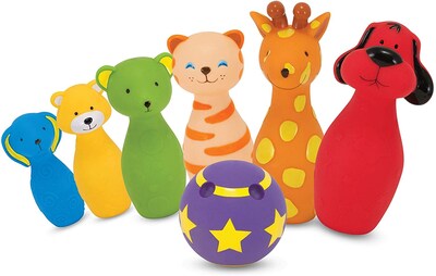 Foto 7 | Set De Juego Melissa & Doug K's Kids Bowling Friends Con 6 Bolos - Venta Internacional.