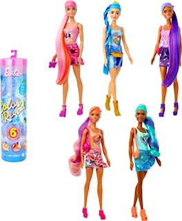 Foto 1 | Muñeca Barbie Color Reveal Con 6 Sorpresas De Unboxing, Totall - Venta Internacional.
