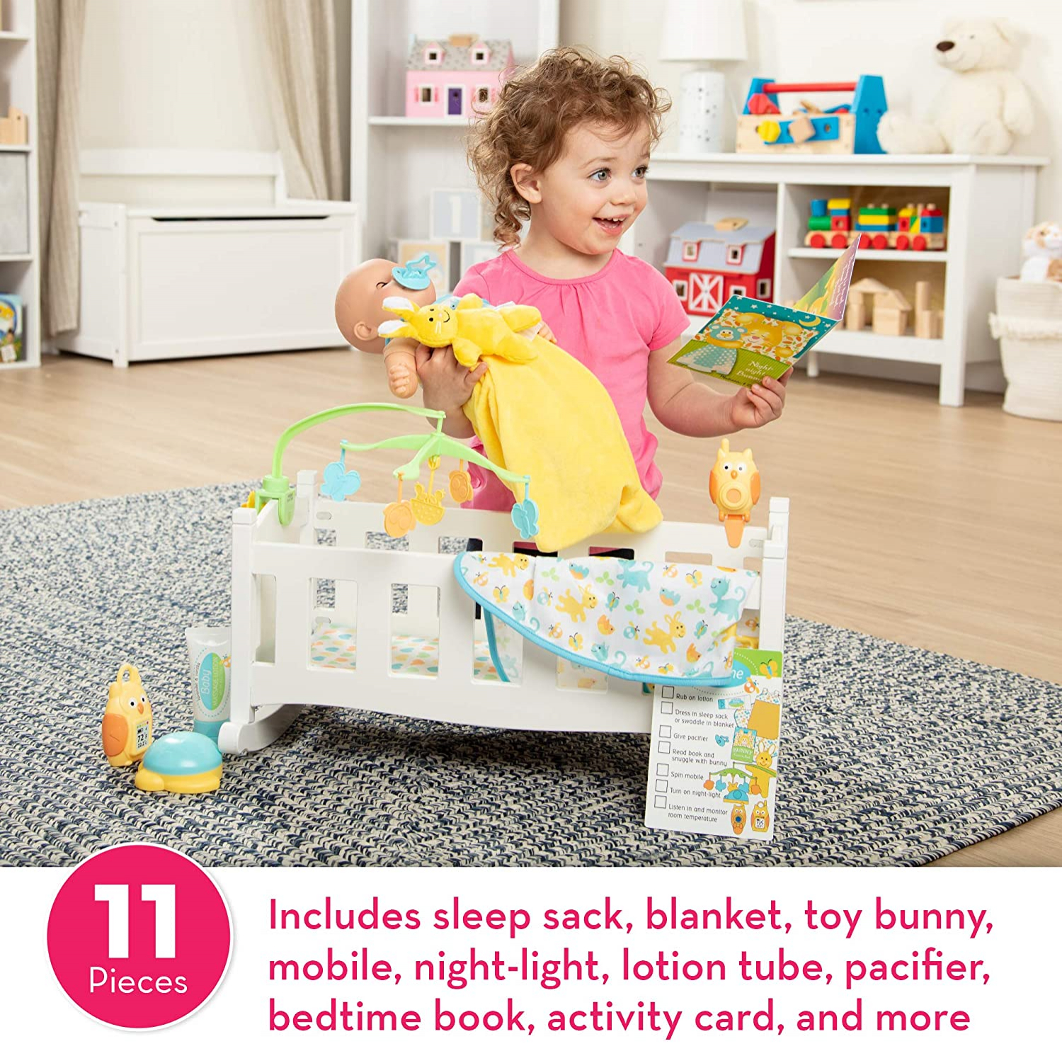 Foto 5 pulgar | Set Play Melissa & Doug Mine To Love Bedtime With Night-light - Venta Internacional.
