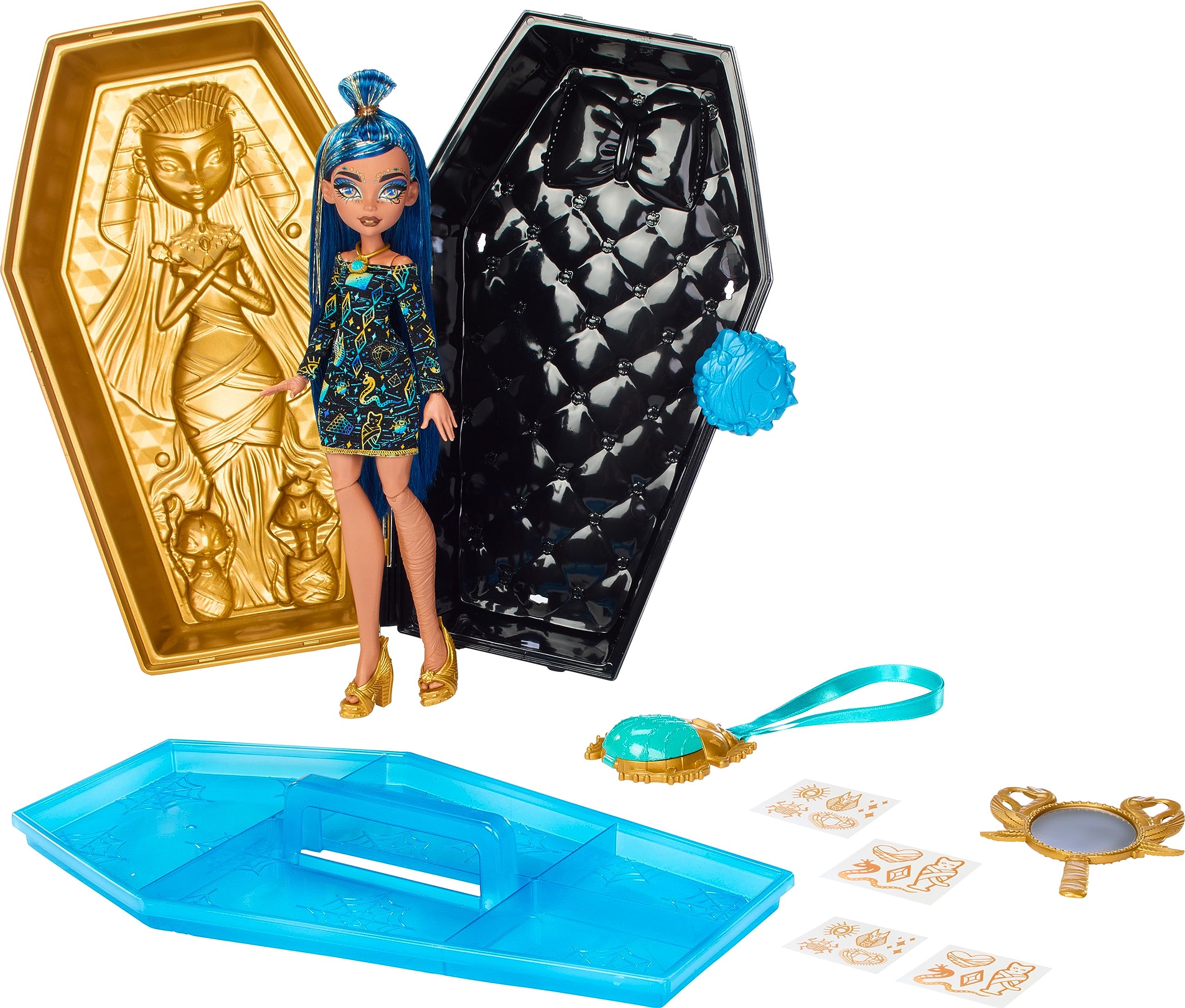 Muñeca Y Accesorios Monster High Cleo De Nile Con Kit De Belleza - Venta Internacional.