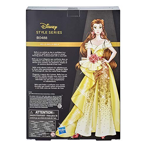 Foto 4 pulgar | Muñeca De Moda Hasbro Disney Princess Belle Style Series 08 - Venta Internacional.