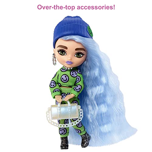 Foto 5 pulgar | Muñeca Barbie Extra Minis #3 con Emoji Impreso  - Venta Internacional