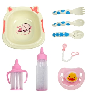 Foto 1 | Set de Alimentación para Muñecas Myrebaby De 8 Piezas con Accesorios para Más De 3 Años - Venta Internacional