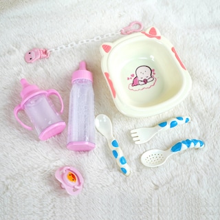 Foto 5 | Set de Alimentación para Muñecas Myrebaby De 8 Piezas con Accesorios para Más De 3 Años - Venta Internacional