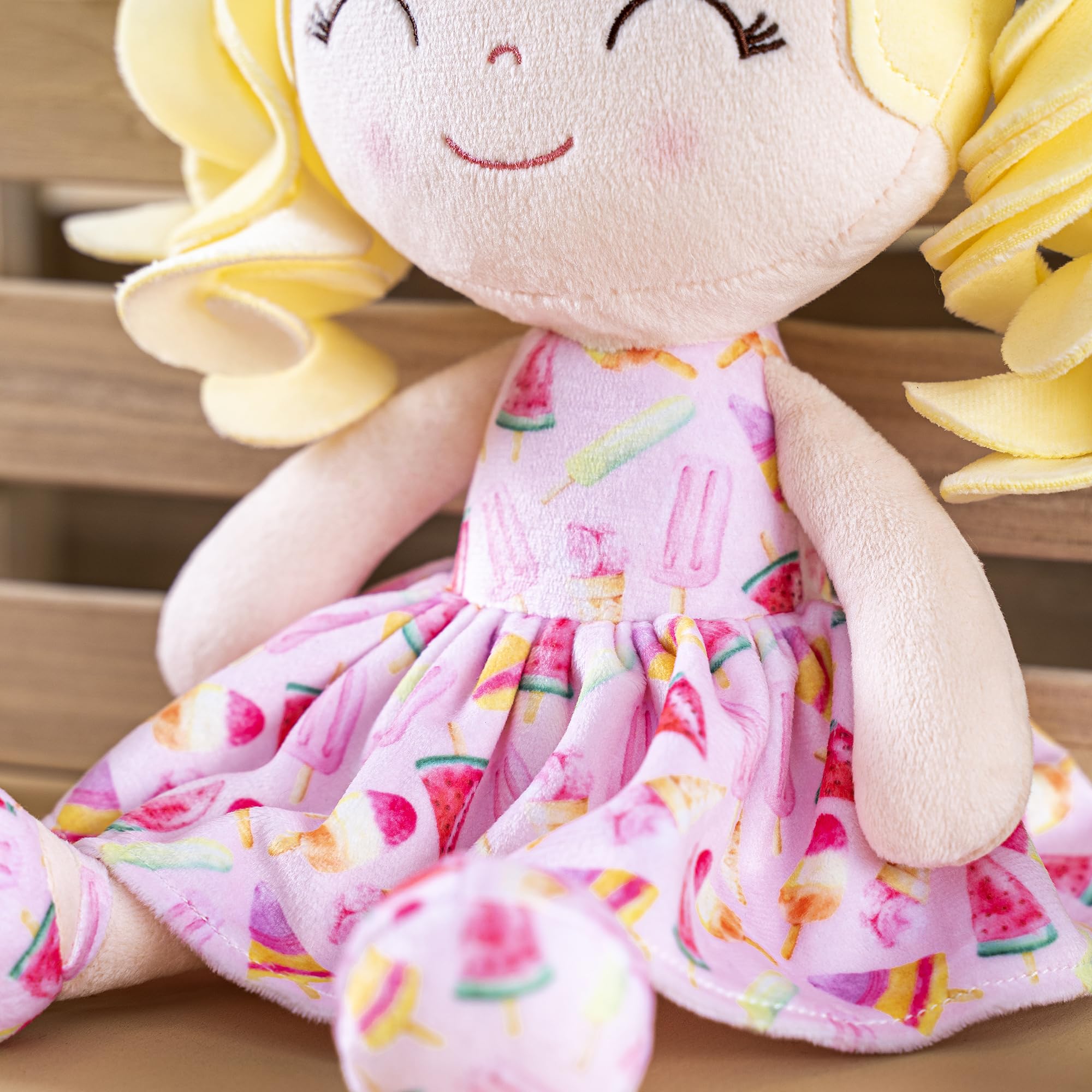 Foto 5 | Muñeca Gloveleya  Rag Doll Suaves Y Rizadas De Primavera - Venta Internacional
