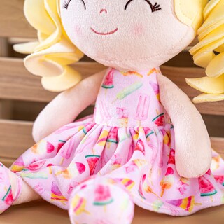 Foto 5 | Muñeca Gloveleya Rag Doll Suaves Y Rizadas De Primavera - Venta Internacional